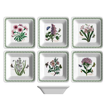 Botanic Garden Square 7.5 Inch Deep Pasta Bowl Botanic Garden Square 7.5 Inch Deep Pasta Bowl